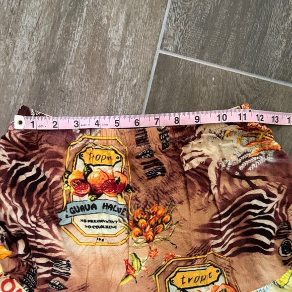 Jams World Vintage Tropical Patchwork Mini Skirt - Picture 6 of 8